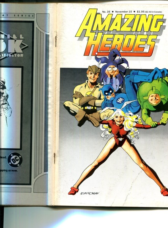 Amazing Heroes #35 - Preview Black Suit Spider-Man (4.0/4.5) 1983