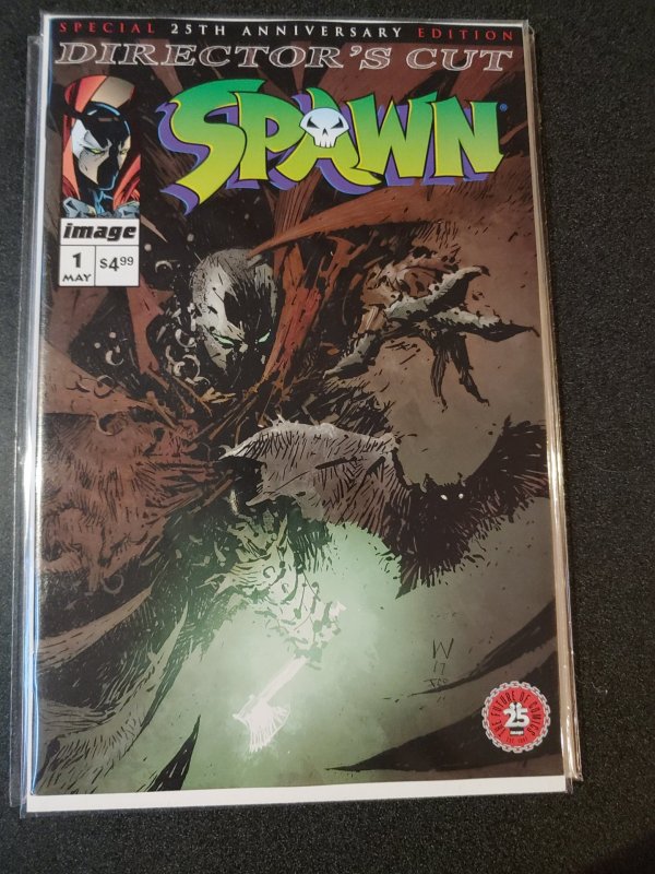 Image Comics Spawn #1 25th Anniversary Director's Cut (2017) Cover A Ash...