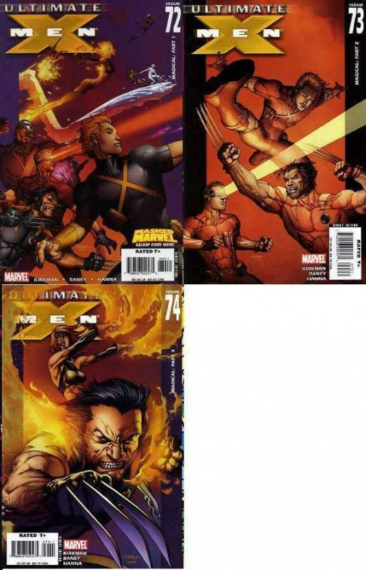 ULTIMATE X MEN (2001-2009) 72-74  Magical 3part story