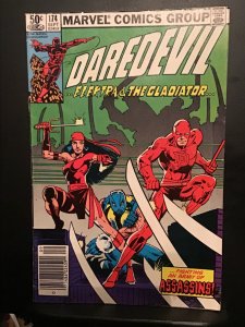 Daredevil #174 (1981) DD Electra and Gladiator cover! High-grade VF+ Miller wow!