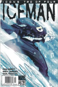 Iceman (2nd series) #2 (Newsstand) VF ; Marvel | Icons Dan Abnett Lanning