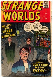 Strange Worlds #5 1959- Kirby cover- Marvel comics VG
