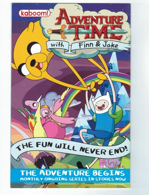 Adventure Time with Finn & Jake #1 VF/NM signed Braden Lamb Shelli Paroline 3rd