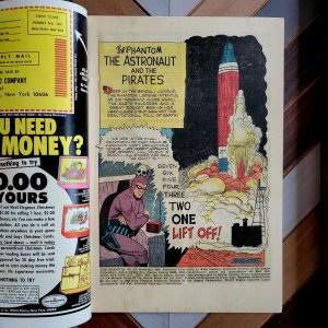 The PHANTOM #19 FN/VF (King Comics 1966) 2 stories plus FLASH GORDON! (12 cent)