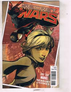 Secret Wars # 1 NM 1st Print Newbury Comics Variant Marvel Comic Book Gwen MK4