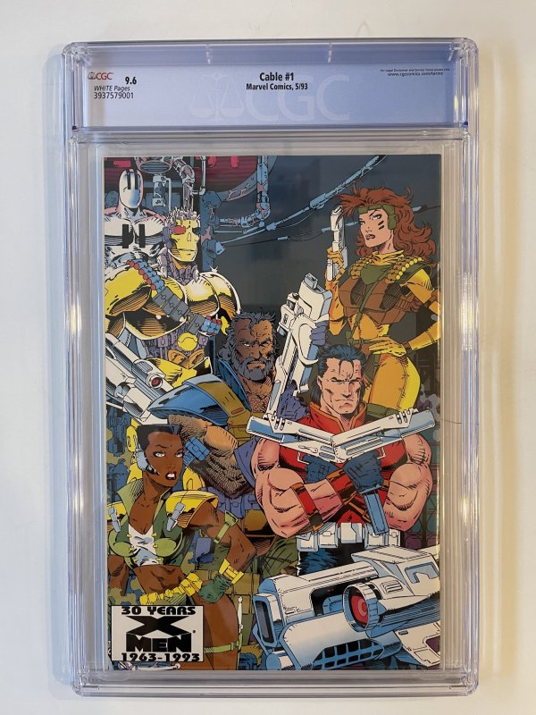 CABLE (1993) #1 - CGC 9.6  GOLD FOIL COVER / DIRECT EDITION