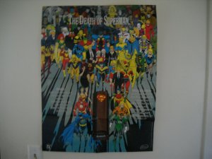 1992 Death of Superman Poster 