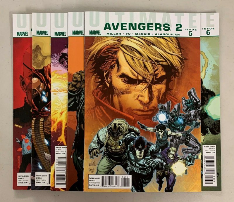 Ultimate Avengers 2 (Marvel 2010) #1-6 Set Mark Millar 1 2 3 4 5 6 (9.0+) 