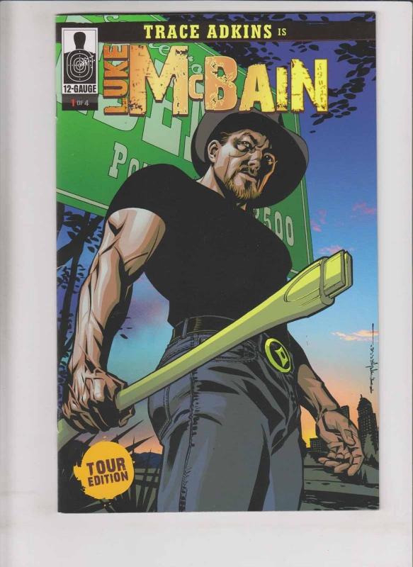 Trace Adkins is Luke McBain #1 VF/NM tour edition variant - rare comic 2009