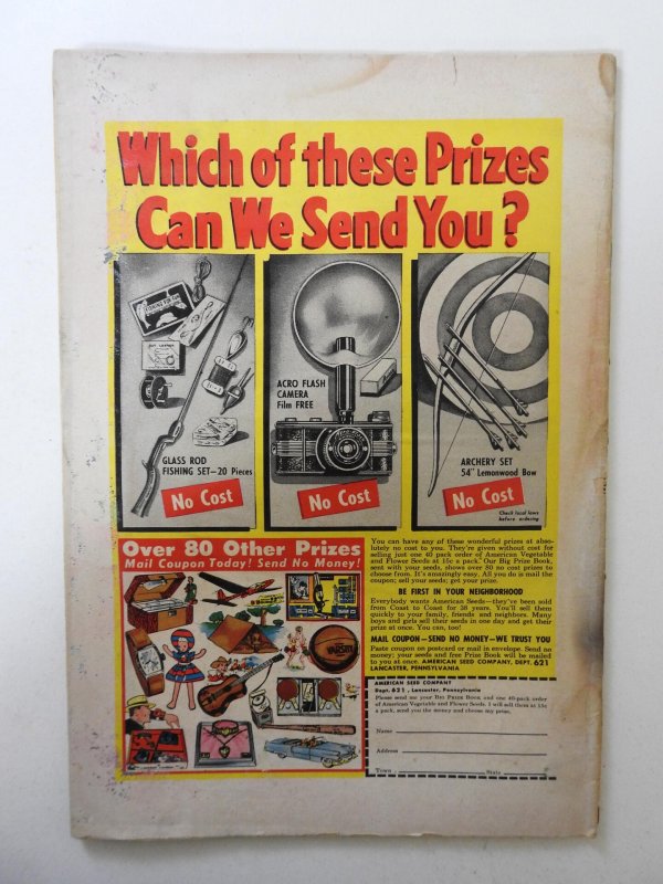 Adventure Comics #222 GD- Condition! Moisture damage, mold, rusty bottom staple