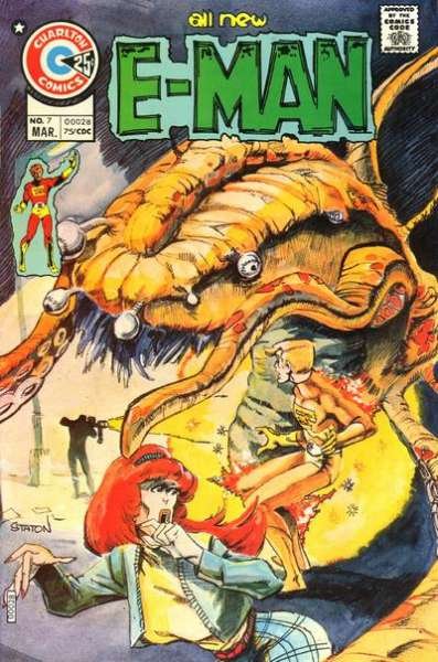 E-Man (1973 series) #7, Fine- (Stock photo)