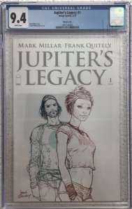 Image, Jupiter’s Legacy #1, Sketch Variant, 1st appearance Team, Netflix, CGC9.4