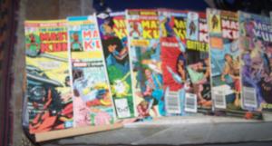 master of kung fu #18  28 31 76  88 94 105 121   shang-chi   lower grade lot