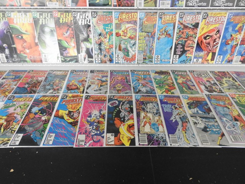 Huge Lot 140+ Comics W/ Batman, Flash, Firestorm, +More! Avg VF Condition!
