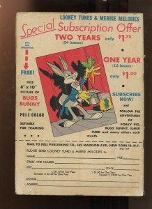LOONEY TUNES AND MERRIE MELODIES COMICS #69 (4.0) BUGS BUNNY