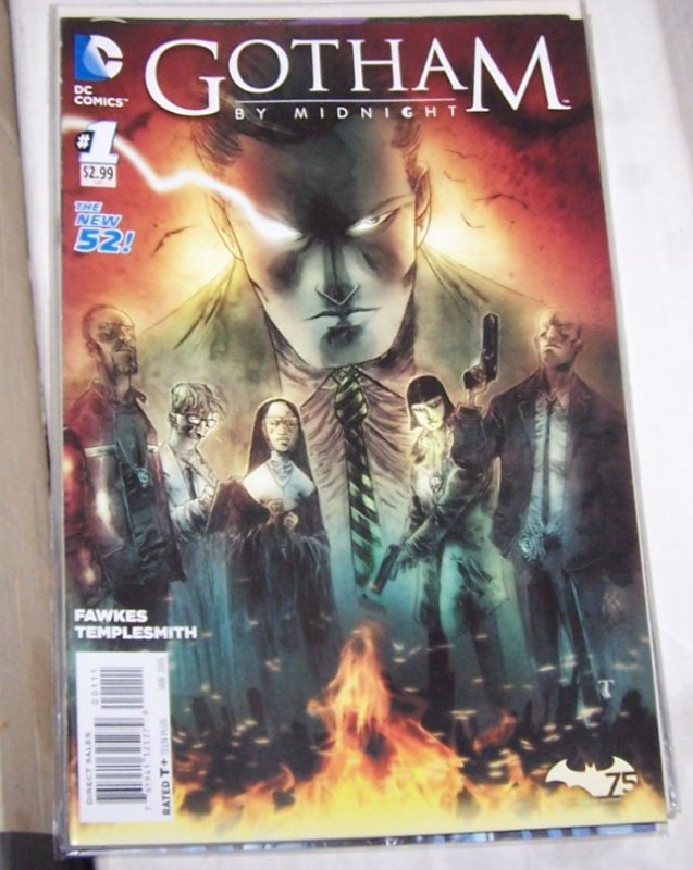 Gotham by Midnight #1 2015, DC FAWKES TEMPLESMITH HORROR BATMAN NEW 52 