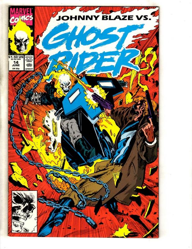 Lot Of 10 Ghost Rider Marvel Comic Books # 11 12 13 14 15 16 17 18 19 20 DB3