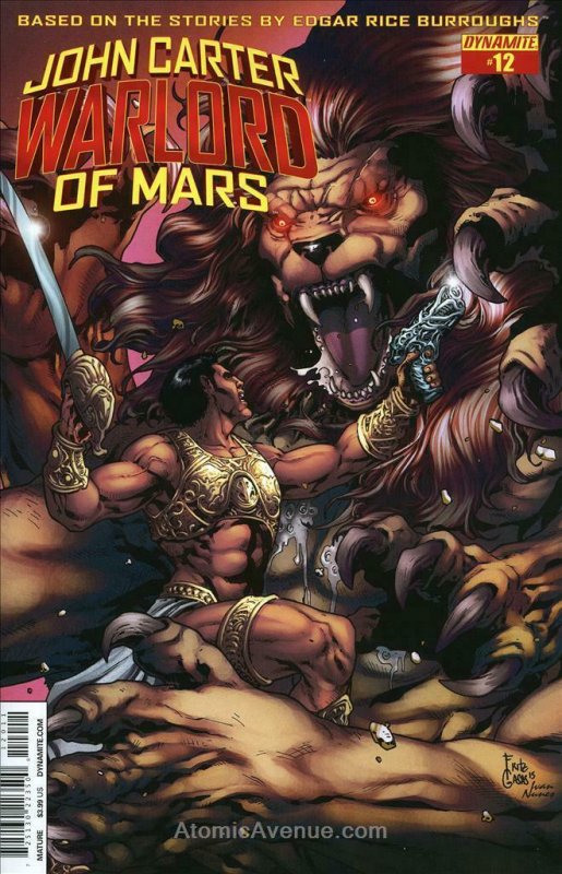 John Carter, Warlord of Mars (2nd Series) #12A VF/NM; Dynamite | save on shippin 