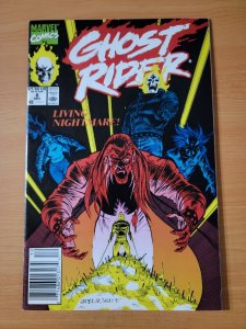 Ghost Rider #8 Newsstand Variant ~ NEAR MINT NM ~ 1990 Marvel Comics