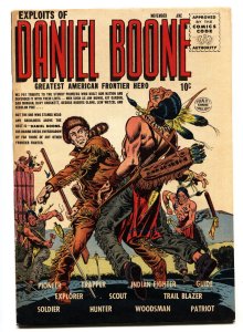 Exploits of Daniel Boone #1 Quality comic-1955-First issue