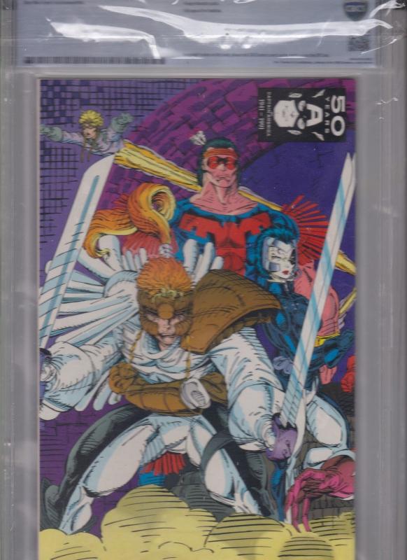 X-FORCE #1 CBCS-8.5 / WHITE PAGES / 1991 / 1'st APP. G.W. BRIDGE