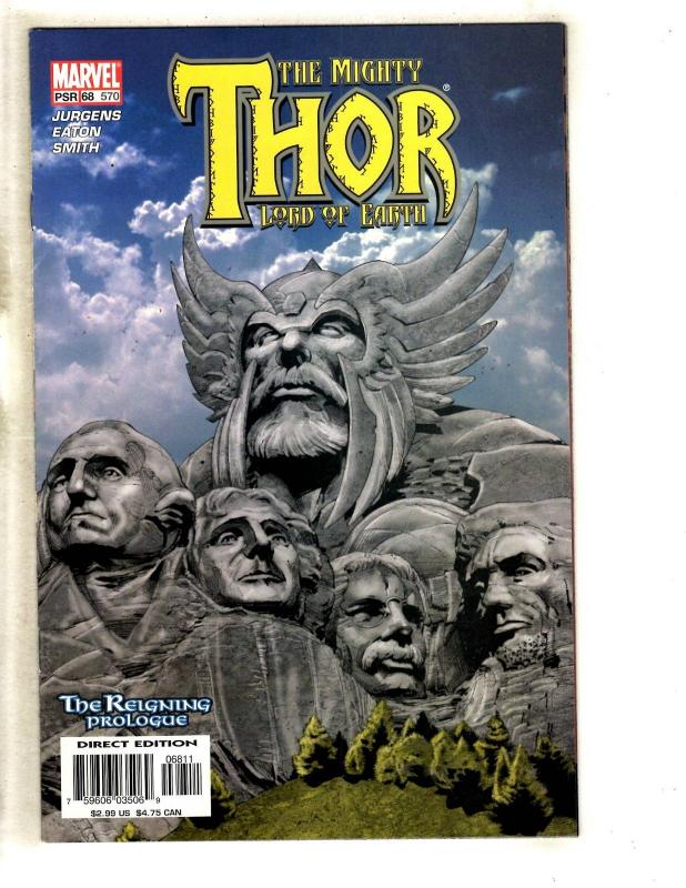 10 Mighty Thor Marvel Comic Books # 566 567 568 570 571 573 574 575 576 578 MF20