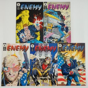 Steven Grant's Enemy #1-5 FN/VF complete series MIKE ZECK dark horse set lot 