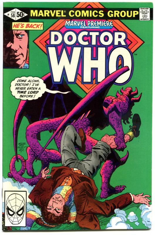 MARVEL PREMIERE - DOCTOR WHO #57 58 59 60, VF+, Tardis, 1980, more DW in store