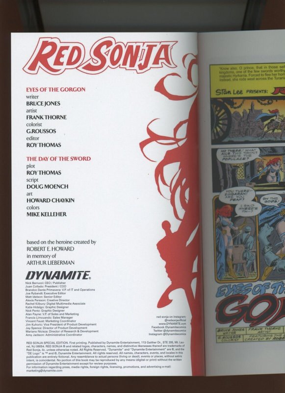 (2020) Red Sonja Special Edition: VIRGIN VARIANT! FIRST PRINTING! (9.0/9.2)