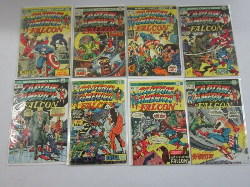 Captain America and The Falcon Comic Lot #150-222 (27 DIFF) 4.0 VG (1972 - 1978)