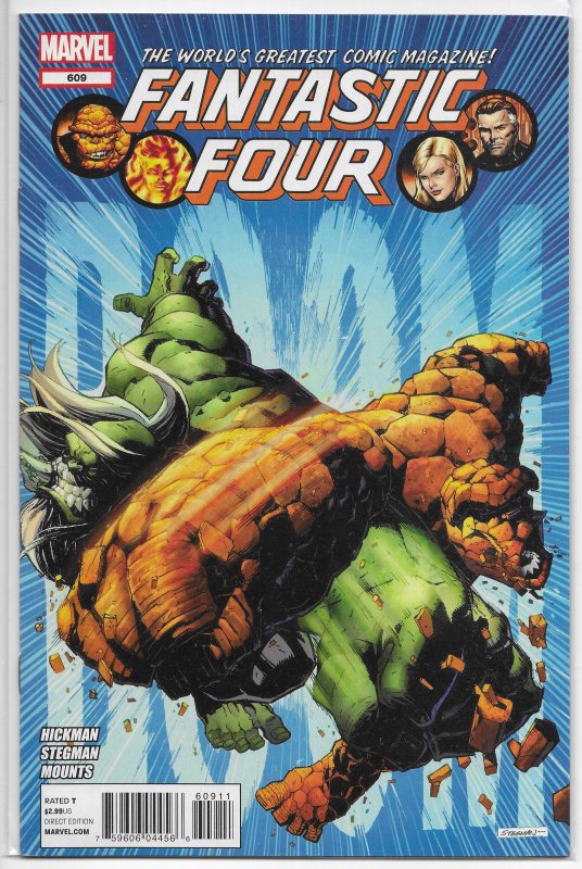 Fantastic Four (vol. 3, 1998) #609 VF Hickman/Stegman, Spider-Man