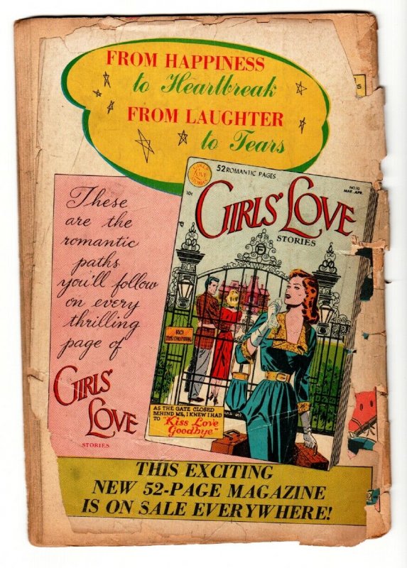 GIRLS' ROMANCES #8 comic book 1951-DC--CLASSIC ISSUE