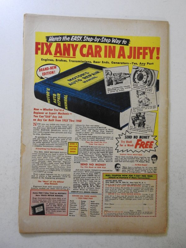 Showcase #29 (1960) GD/VG  1 1/2 in spine split, 2 in tear bc, moisture stain