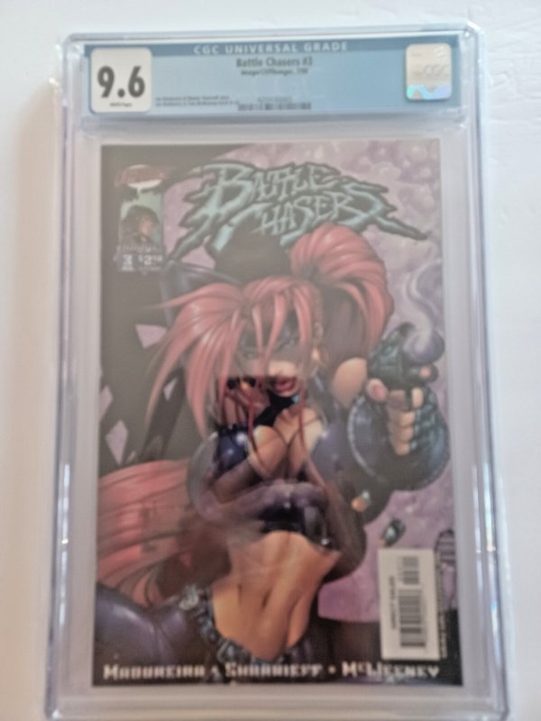 Battle Chasers #3 Madureira cover - Red Monika - 1998 - CGC 9.6