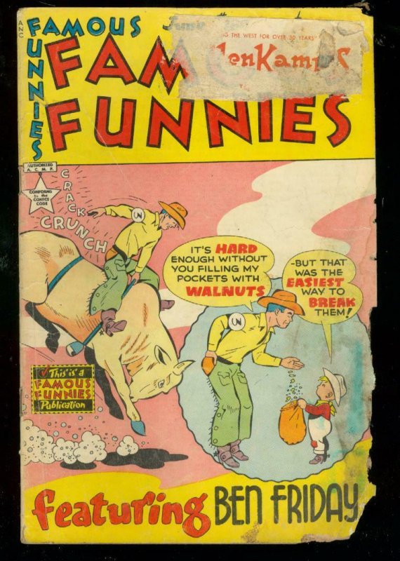 FAMOUS FUNNIES #188 1950-WESTERN COVER-BUCK ROGERS FR