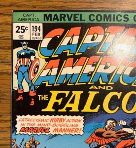 Captain America #194 (9.2 NM) 1st William Taurey, Jack Kirby is BACK! (1976)