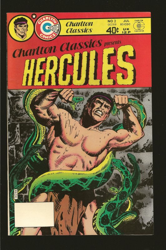 Charlton Comics Classics Hercules Vol 1 No 2 July 1980