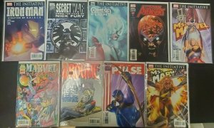9PC MISC MARVEL LOT (9.0) MS. MARVEL!! 2007