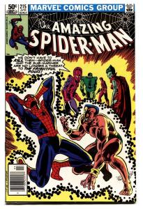 AMAZING SPIDER-MAN #215-COMIC BOOK 1981-MARVEL