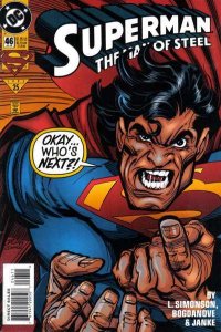 Superman: The Man of Steel   #46, NM + (Stock photo)