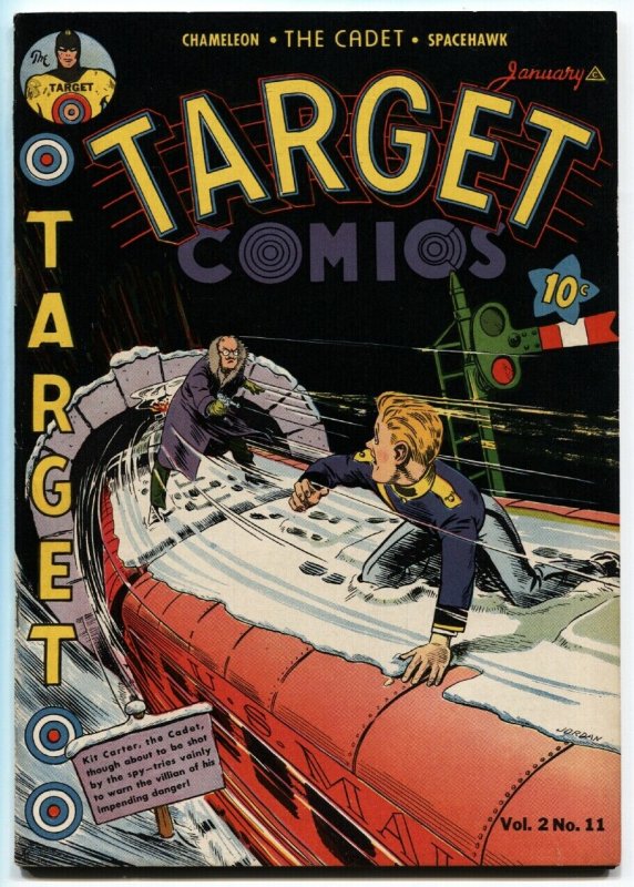 TARGET VOL 2 #11 1942-NOVELTY PRESS-BASIL WOLVERTON ART-CHAMELEON