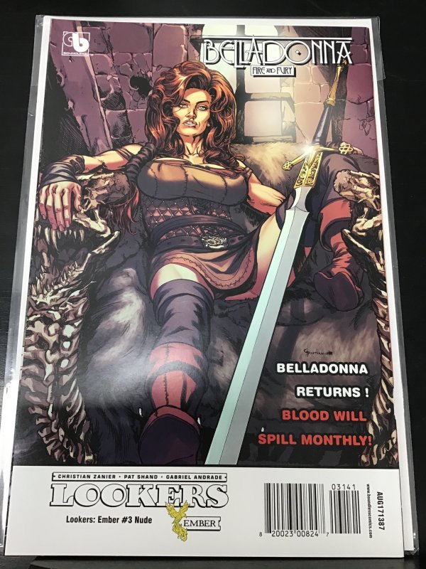 Lookers: Ember #3 Christian Zanier Regular Nude Cover (2017)