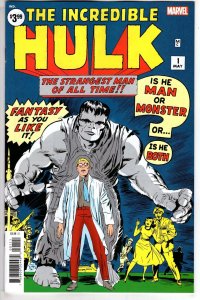 INCREDIBLE HULK #1 FACSIMILE EDITION NEW PTG