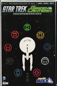 Star Trek/Green Lantern #1 Sealed Comic Block Cover (2015) Star Trek