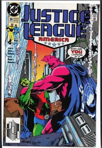 Justice League America #39 (1990) Martian Manhunter