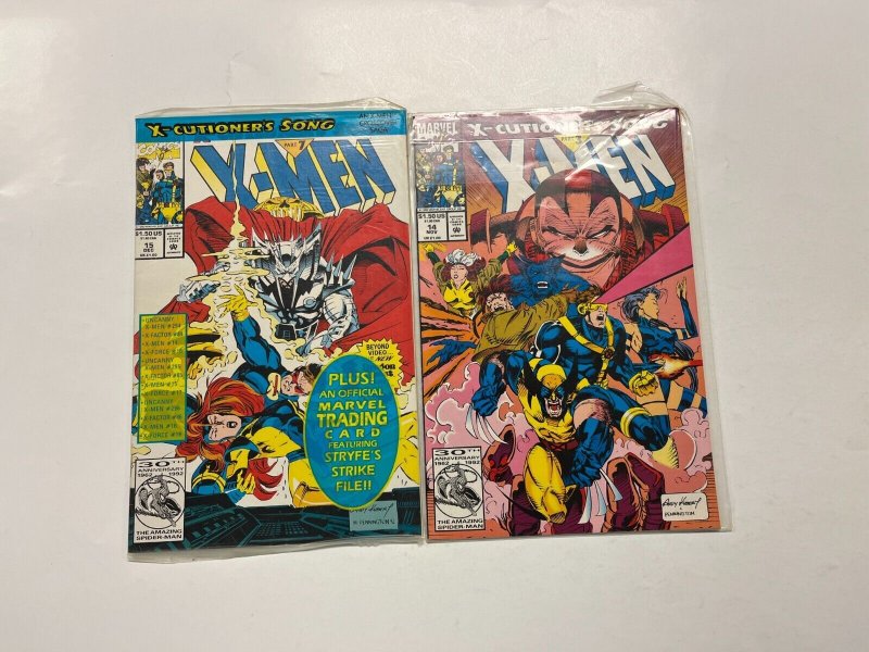 4 X-Men Marvel Comics Books #12 13 14 15 43 LP2