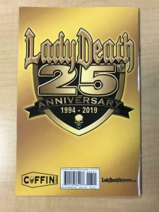 LADY DEATH The Reckoning #1 25th Anniversary GOLD FOIL Variant by Steven Hughes