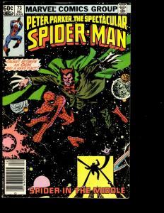 Lot Of 10 Comics The Spectacular Spiderman # 26 38 55 60 66 68 74 73 76 77   EK7