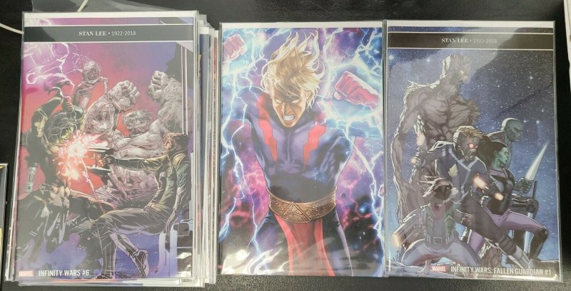 Infinity Wars 1-6+Prime 1 +fallen guardian 1 some variants Marvel Comic 15 issue