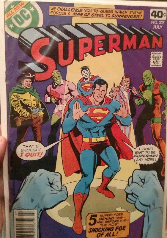 Superman #337 (July 1979, DC) VF/NM